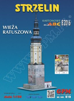 Rathausturm in Strehlen / Strzelin in Polen 1:150