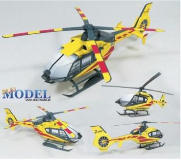 Rettungshubschrauber Eurocopter EC135 1:33 einfach