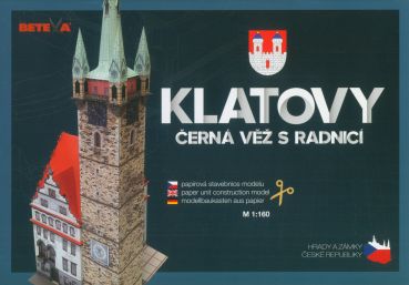 Schwarzer Turm und Rathaus in Klatovy/Klattau 1:160 deutsche Anleitung