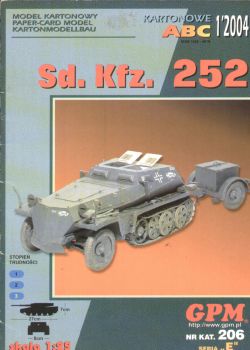 Sd.Kfz.252 + Munitionsanhänger Sd.Anh.32/A 1:25 übersetzt