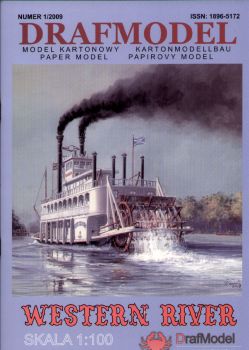 Steamboat WESTERN RIVER (1865) 1:100 Erstausgabe