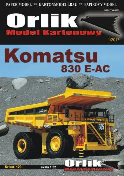 Tagebau-Truck Komatsu 830 E-AC 1:32 extrem präzise, übersetzt