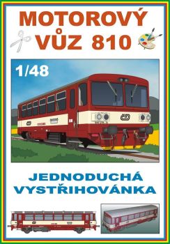 Triebwagen der Baureihe 810 (M 152.0) der CD 1:48 einfach