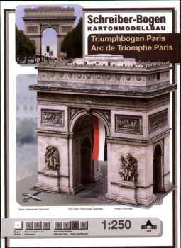 Triumphbogen in Paris 1:250 deutsche Anleitung