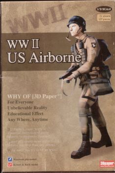 US-Soldat aus dem 2.Weltkrieg 1:3 (H:59cm)