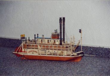 US-Steamboat WESTERN RIVER aus dem Jahr 1865 1:100