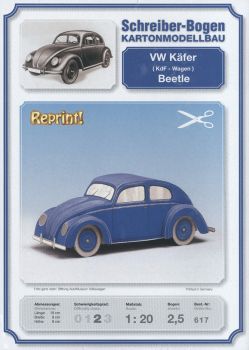 VW-Käfer (KdF-Wagen) 1:20 deutsche Anleitung