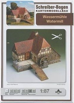 Wassermühle 1:87 (H0) deutsche Anleitung