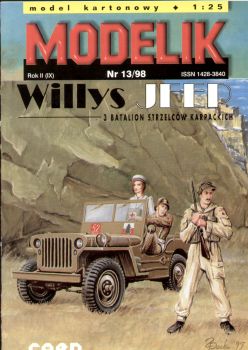Willys Jeep model MB (1944, Italien) 1:25 Originalausgabe