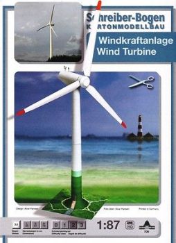 Windkraftanlage 1:87 (H0) deutsche Anleitung