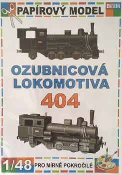 Zahnrad-Dampflok kkStB 169 als tschechische 404.0-Baureihe 1:48 einfach