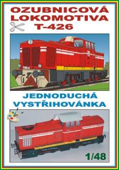 Zahnradlokomotive T-426 der CSD 1:48 einfach