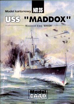 Zerstörer USS Maddox DD-622 (1943) 1:200 selten, ANGEBOT
