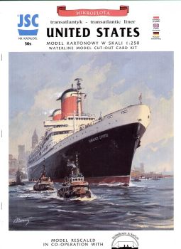 Passagierschiff United States (1952) 1:250 übersetzt