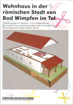 Wohnhaus in der römischen Stadt von Bad Wimpfen im Tal 1:125
