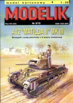 britischer Infanteriepanzer A12 MATILDA Mk.III (1941) 1:25 Offsetdruck
