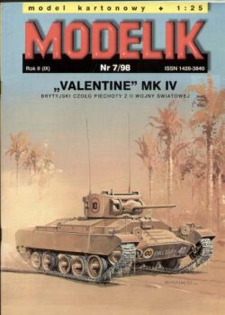 britischer Infanteriepanzer Valentine Mk IV (Afrika, 1942) 1:25 Offsetdruck