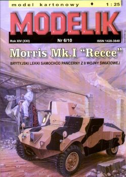 britischer leichter Panzerwagen Morris Mk.I Recce 1:25 Offsetdruck