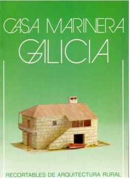 casa marinera de Galicia (das galizische Haus am Meer), einfach