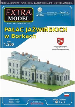 das Herrenhaus Palac Jazwinskich in Borki/Polen aus dem 18. Jh. 1:200