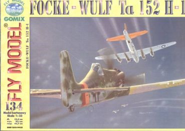 deutscher Hohenjäger Focke Wulf Ta-152 H-1 1:33