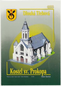 Kirche des Heiligen Prokop aus Dlouhá Třebová (Langentriebe) aus dem Jahr 1909 1:160 (Spur N)