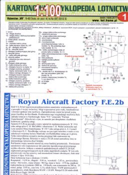 drei versch. Flugzeuge Royal Aircraft Factory F.E.2b (1.WK)1:100