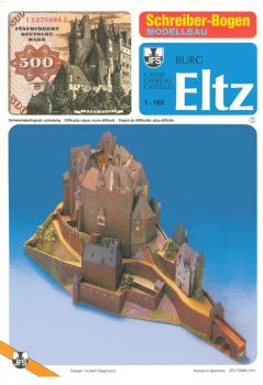 Burg Eltz in der Eifel 1:160 (N) Erstausgabe, deutsche Anleitung