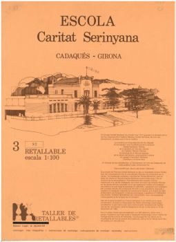 Escola Caritat Serinyana (Schule der Wohltätigkeitsorganisation Serinyana und Rubiés), Cadaques / Girona, Spanien (1917) 1:100
