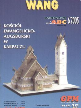 evang.-augsburgsche Kirche (Stabkirche) Wang Karpacz/Krummhübel 1:150