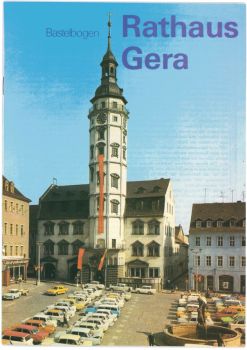 Rathaus Gera 1:200 DDR-Verlag Junge Welt, 1977