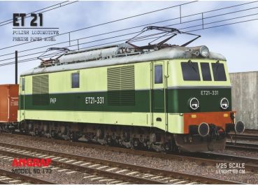 Güterzug-Elektrolokomotive ET21-331 der polnischen Staatsbahnen PKP (Bj. 1965) 1:25 extrem²