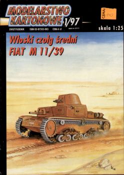 italienischer Leichtpanzer Fiat M 11/39 (Libyen, 1940) 1:25