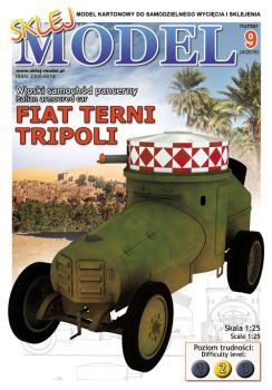 italienischer Panzerwagen Fiat-Terni Tripoli aus dem Jahr 1918 1:25