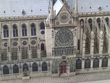 Kathedrale Notre-Dame aus Paris 1:300 deutsche Anleitung