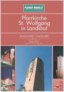 Pfarrkirche St. Wolfgang in Landshut im Bauzustand der Erbauung (1956 – 1957) 1:220 (Spur Z)