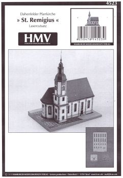 Lasercut-Detailset für Pfarrkirche St. Remigius, 1:250, HMV 4523