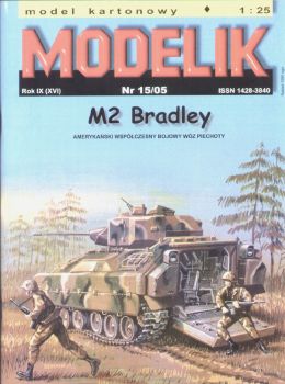 mechanisiertes Infanteriefahrzeug der US-Armee M2 Bradley 1:25 Offsetdruck