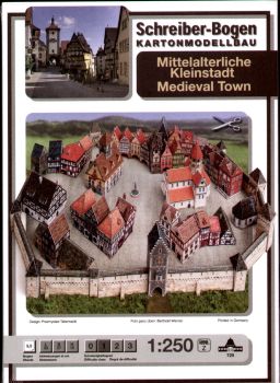 mittelalterliche Kleinstadt 1:250 deutsche Anleitung