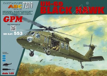 mittelschwerer Transporthubschrauber Sikorsky UH-60 Black Hawk 1:33 extrem²