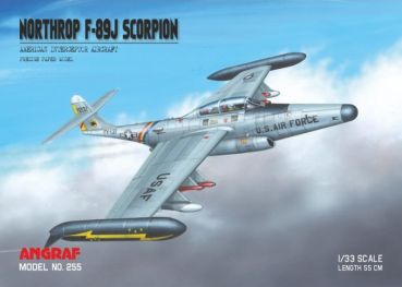 Erstes Jagdflugzeug mit atomarer Bewaffnung: Northrop F-89J Scorpion (1947) 1:33 extrem²