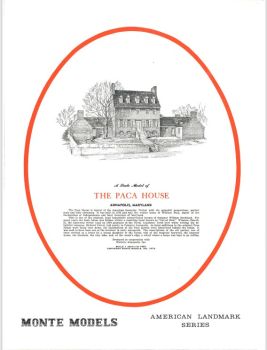 georgianisches Herrenhaus William Paca House (Carvel Hall), Annapolis, Maryland / USA (18. Jh.) 1:120