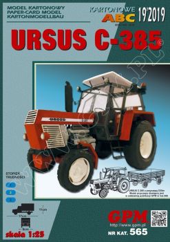 polnischer Landwirtschaftsschlepper Ursus C-385 (1970er) 1:25 extrem²