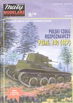 polnischer Leichtpanzer PZInz. 140 (4TP) 1937 1:25