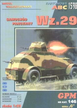 polnischer leichter Panzerwagen Wz.29 Ursus (1929) 1:25 ANGEBOT