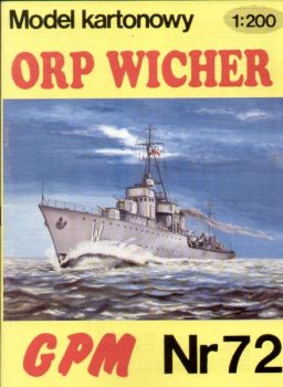polnischer Zerstörer ORP WICHER (1937) 1:200 ANGEBOT