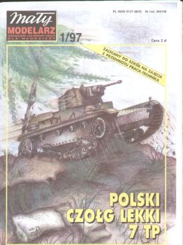 polnischer leichter Panzer 7TP (1938) 1:25