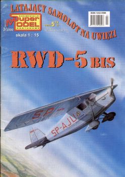 polnisches Sport- und Reiseflugzeug RWD-5bis (1931) 1:15 ANGEBOT