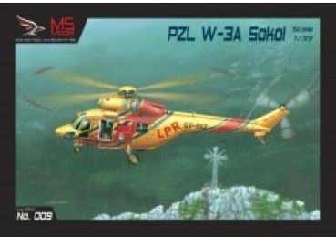 Hubschrauber PZL W-3A Sokol des polnischen Luft-Rettungsdienstes (Tatra-Bergrettungsdienst, Zakopane) 1:33 extrempräzise²