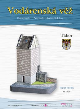 Renaissance-Wasserturm aus Tabor/Tschechien aus dem Jahr 1559 1:120